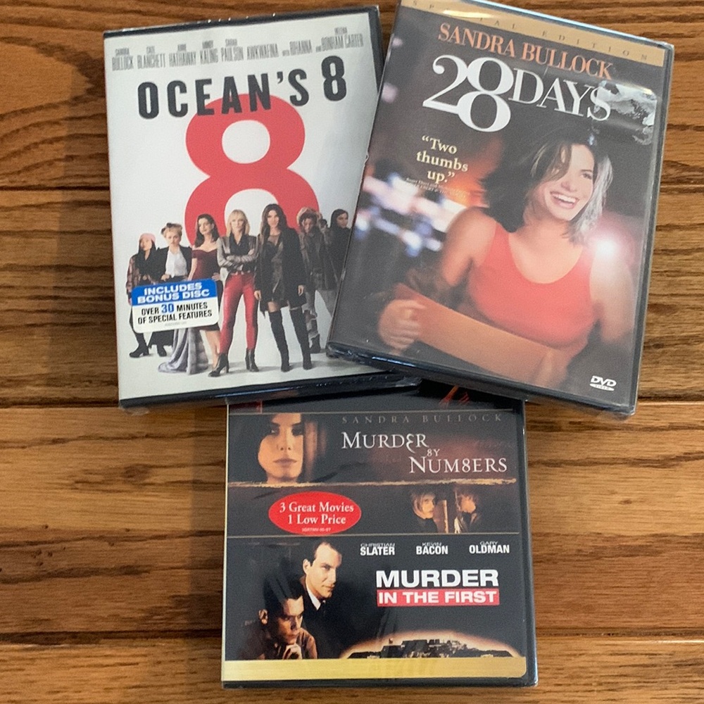 Sandra Bullock DVD Movies Bundle